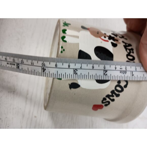 VTG Robinson Ronsbottom RRP Pottery Cow Crock Roseville Ohio 2 QT Jar Country - Picture 11 of 11